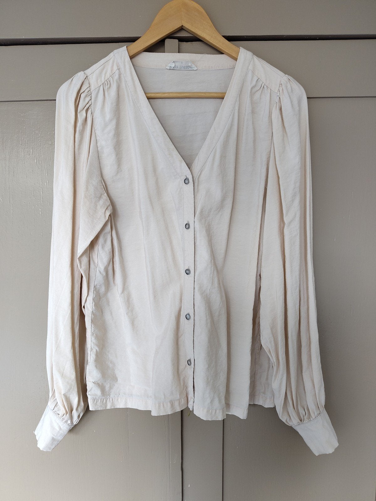 Ruby Tuesday stijlvolle lichtroze blouse met V-hals, Verzenden, Zo goed als nieuw, Maat 36 (S), Tuesday