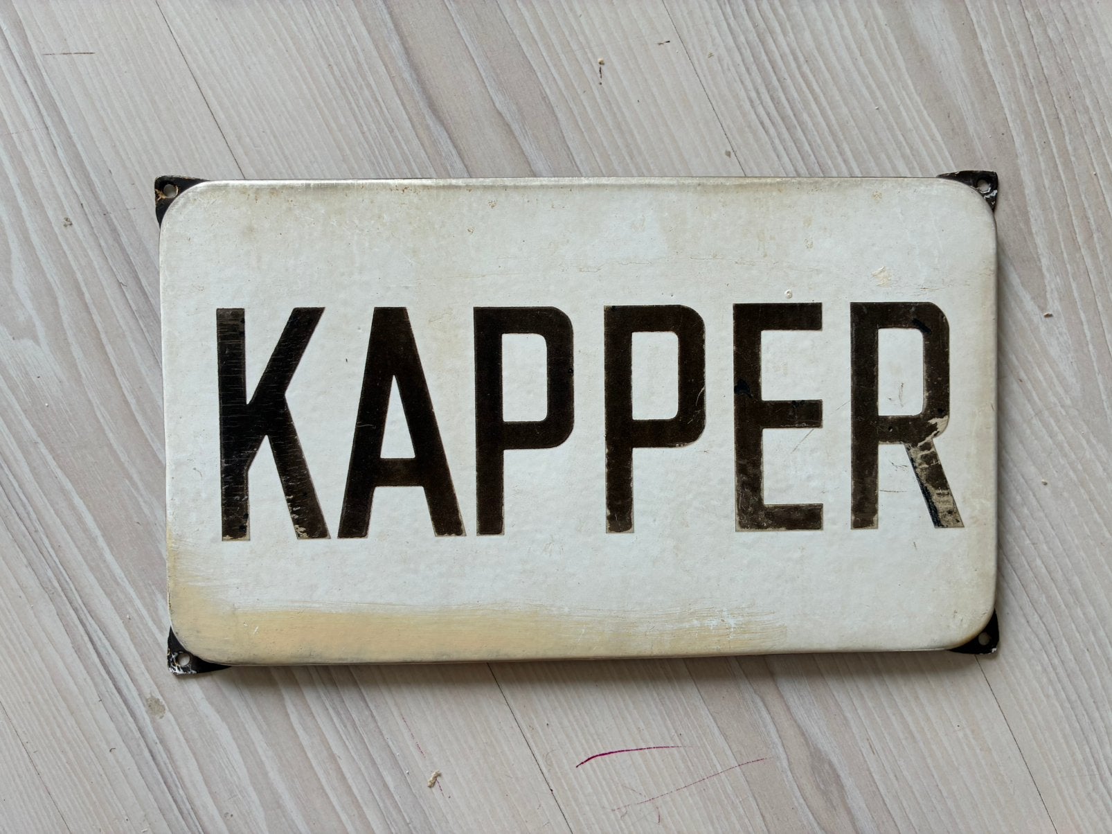 Oud reclame bord, Ophalen of Verzenden