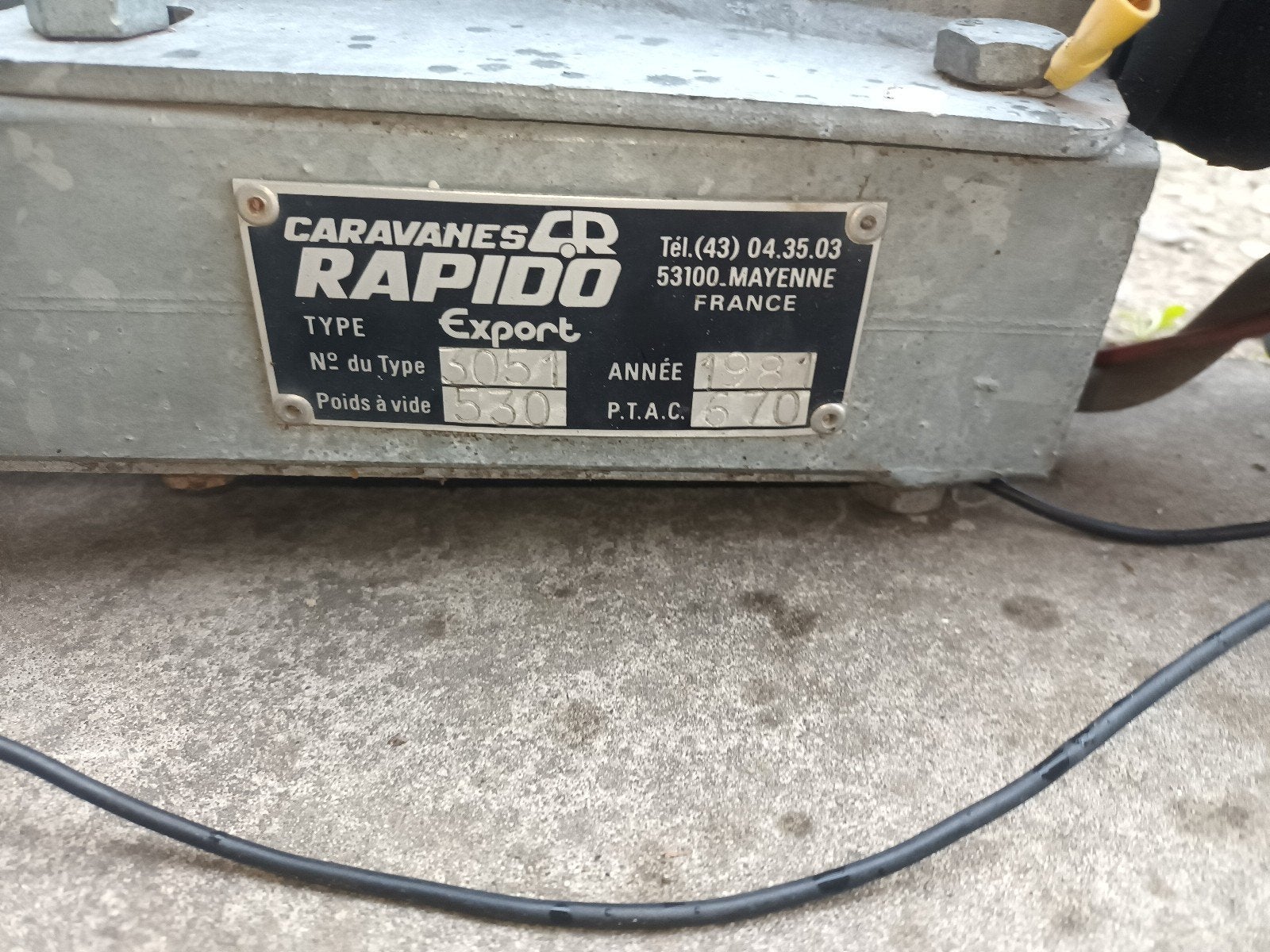 Rapido Export 505T hefdak caravan - Compact en compleet, Caravans en Kamperen, Particulier