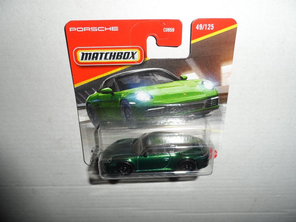 Matchbox - Porsche 911 Targa (groen) 1:64, Ophalen of Verzenden, Nieuw, Auto