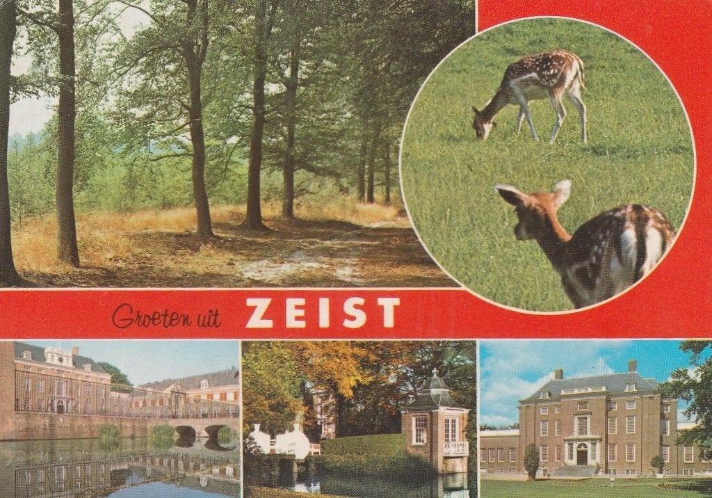 ZEIST Bos Slot Theekoepel Herten Groeten, Verzenden, 1980 tot heden, Gelopen, Utrecht