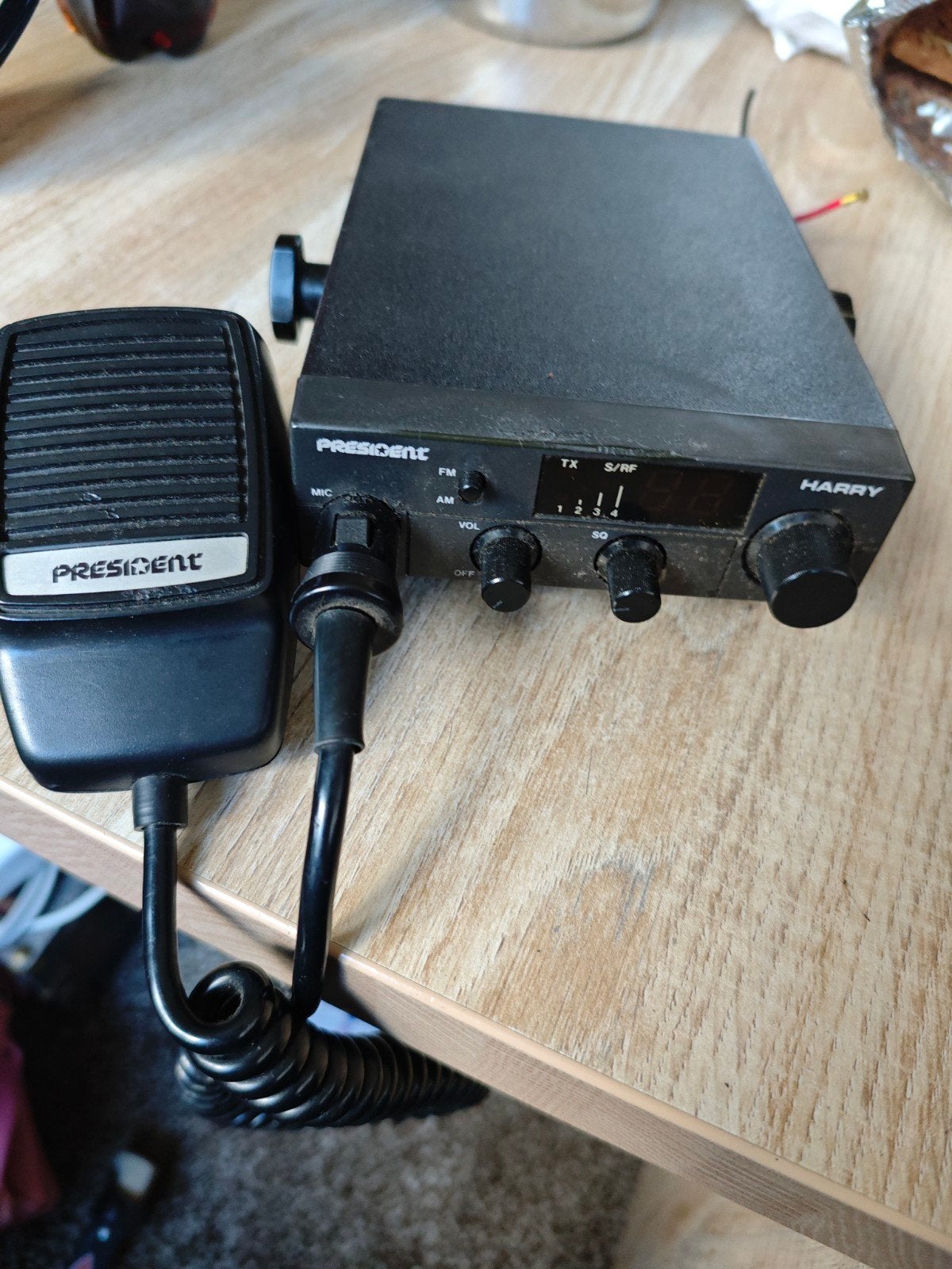 President Harry CB-radio met microfoon, Ophalen of Verzenden
