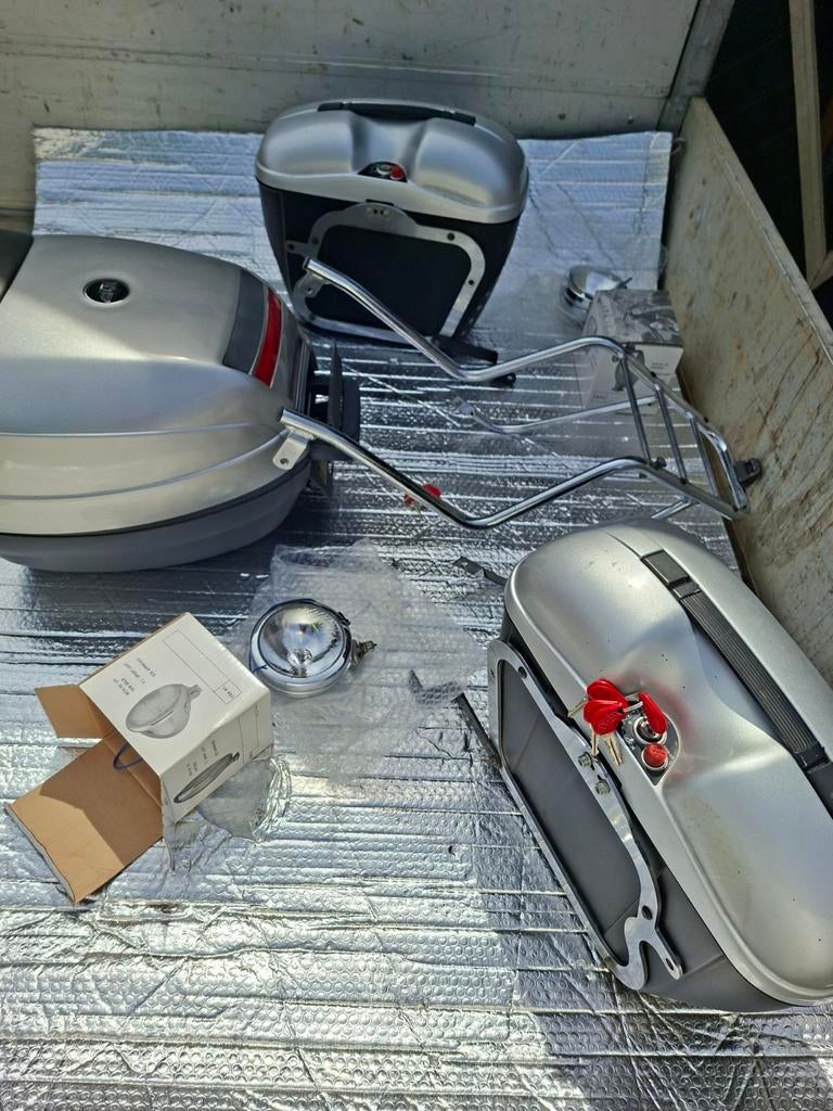 Suzuki Intruder VL 1500 Custom Koffer Set GIVI, Ophalen, Gebruikt