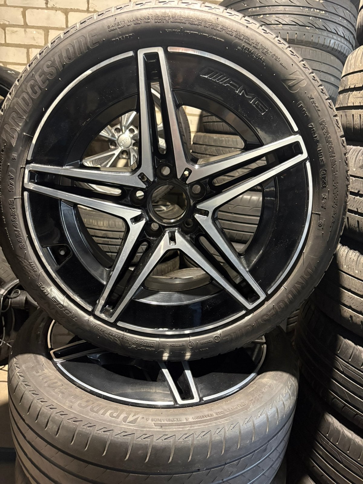 Origineel mercedes C klasse Breedset 225 45 18 W206 S206, Auto-onderdelen, 18 inch, Gebruikt, Total Car Expert, Banden en Velgen