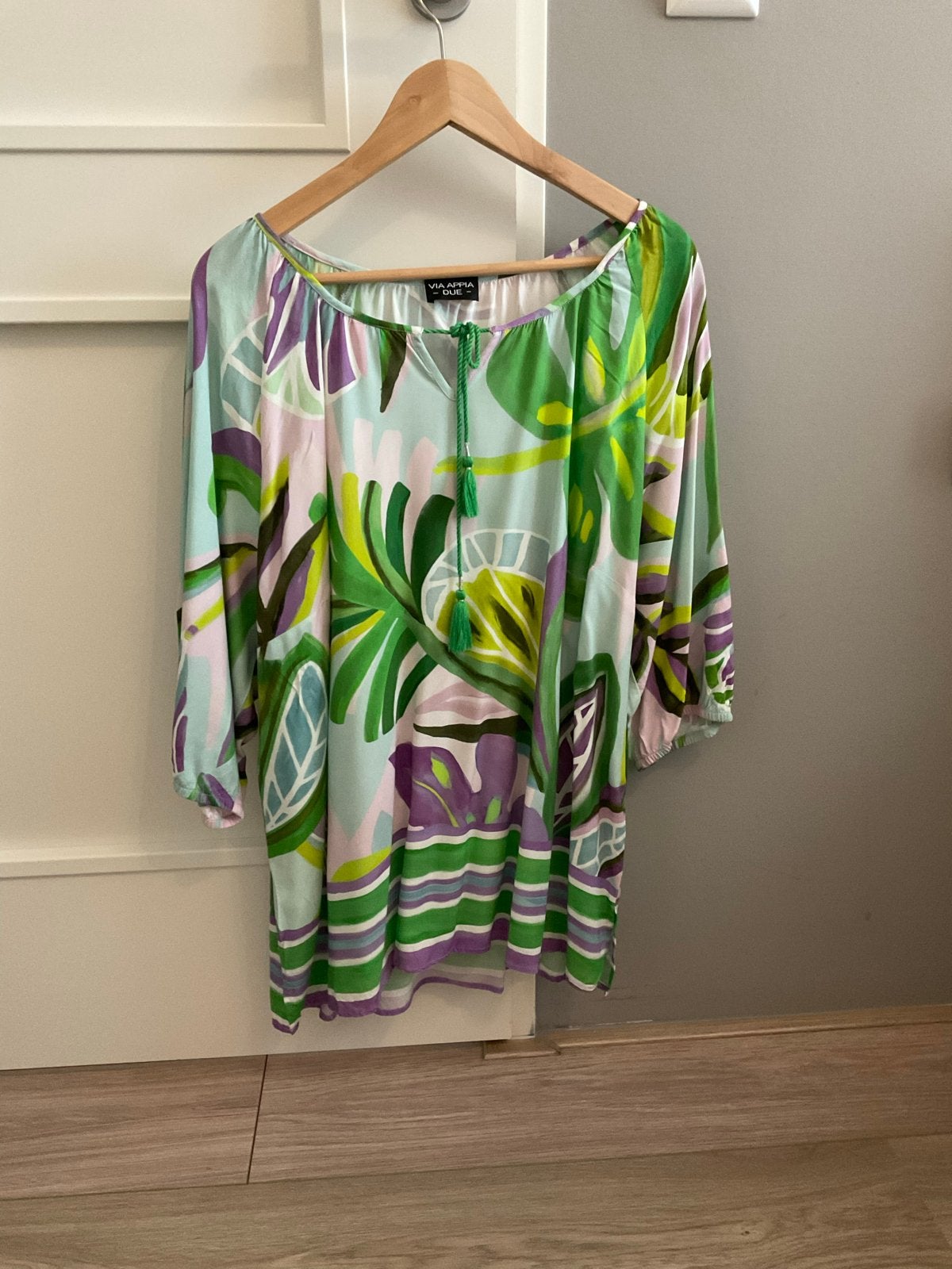 Via Appia Due Dames Tuniek Maat 46, Verzenden, Zo goed als nieuw, Maat 46/48 (XL) of groter, Meerkleurig