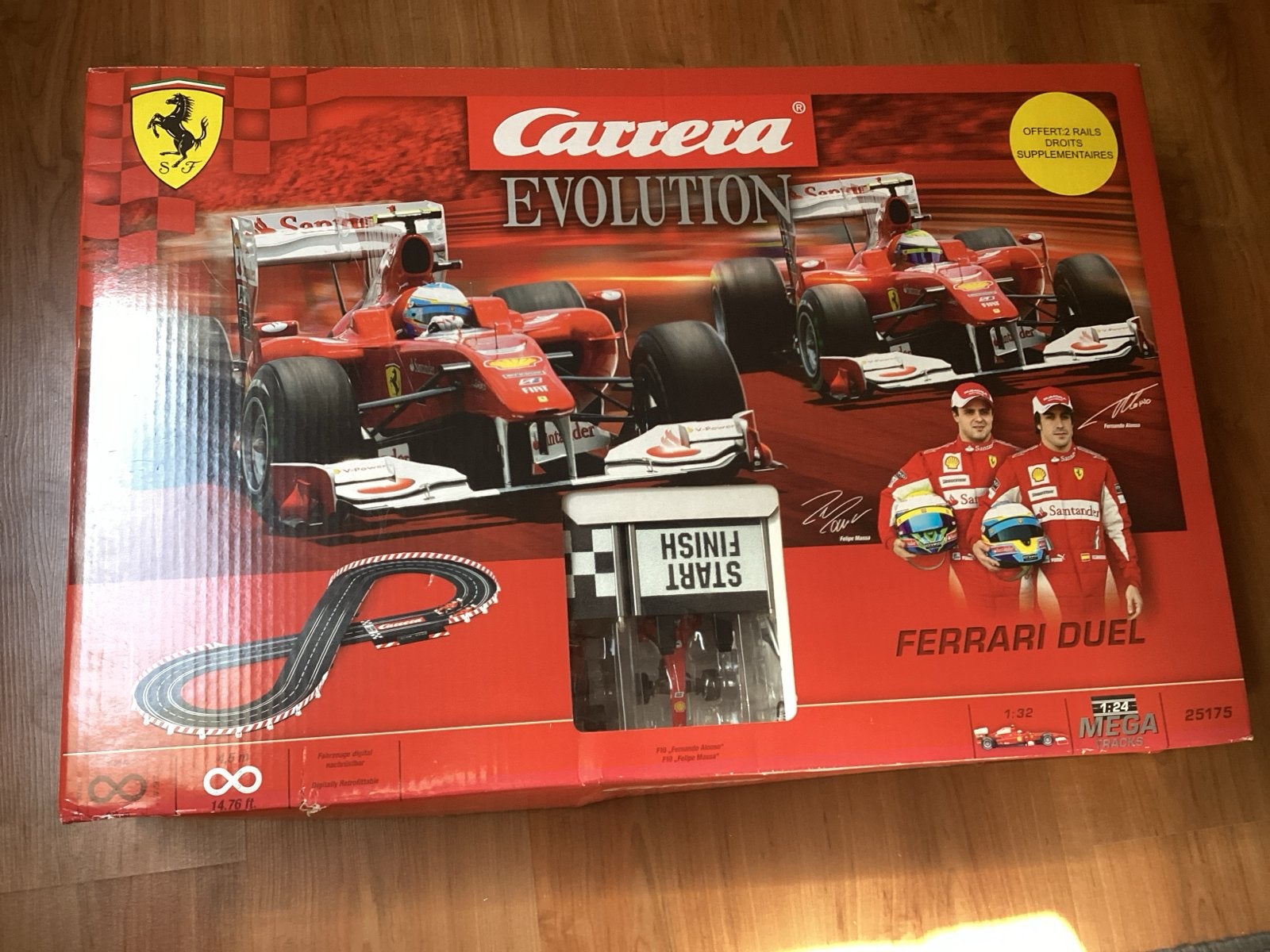 Carrera Evolution Ferrari Duel Racebaan - Zo goed als nieuw, Ophalen, Racebaan, Carrera, Zo goed als nieuw