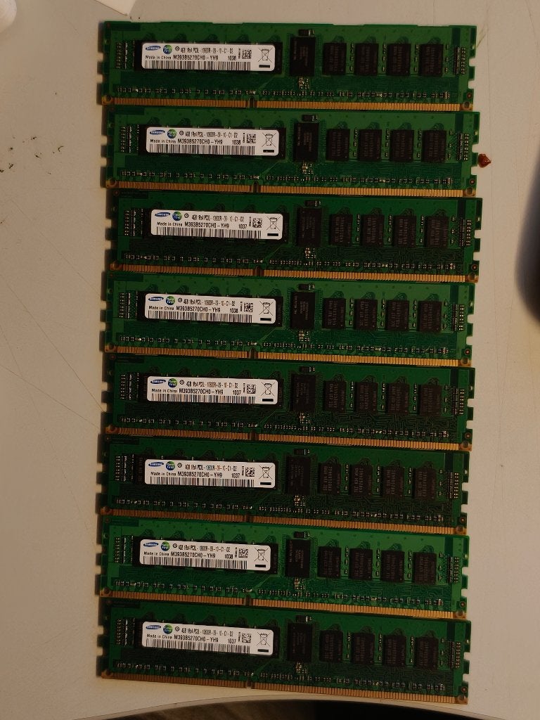 Samsung DDR3 PC3L-10600R Server Geheugen, Gebruikt, 32 GB, Console, DDR3