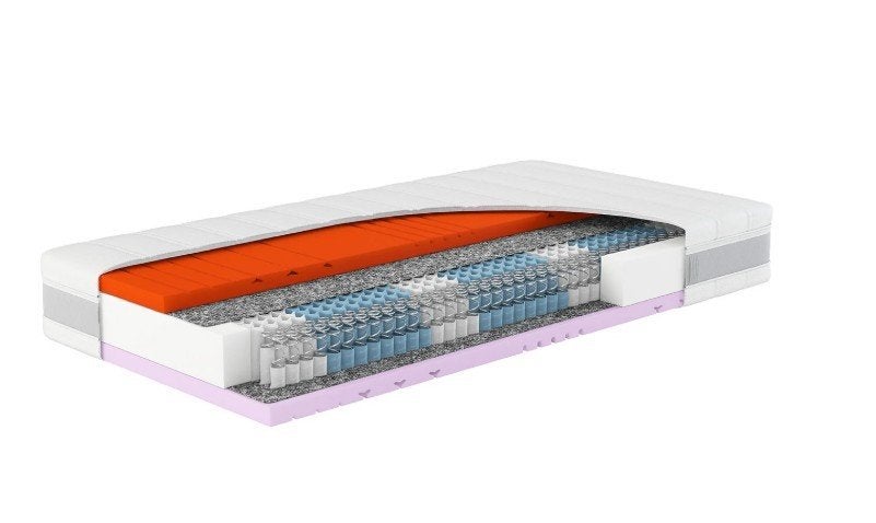 2 persoons pocketvering Matras 140 bij 200, Ophalen, Tweepersoons, 140 cm, Zo goed als nieuw