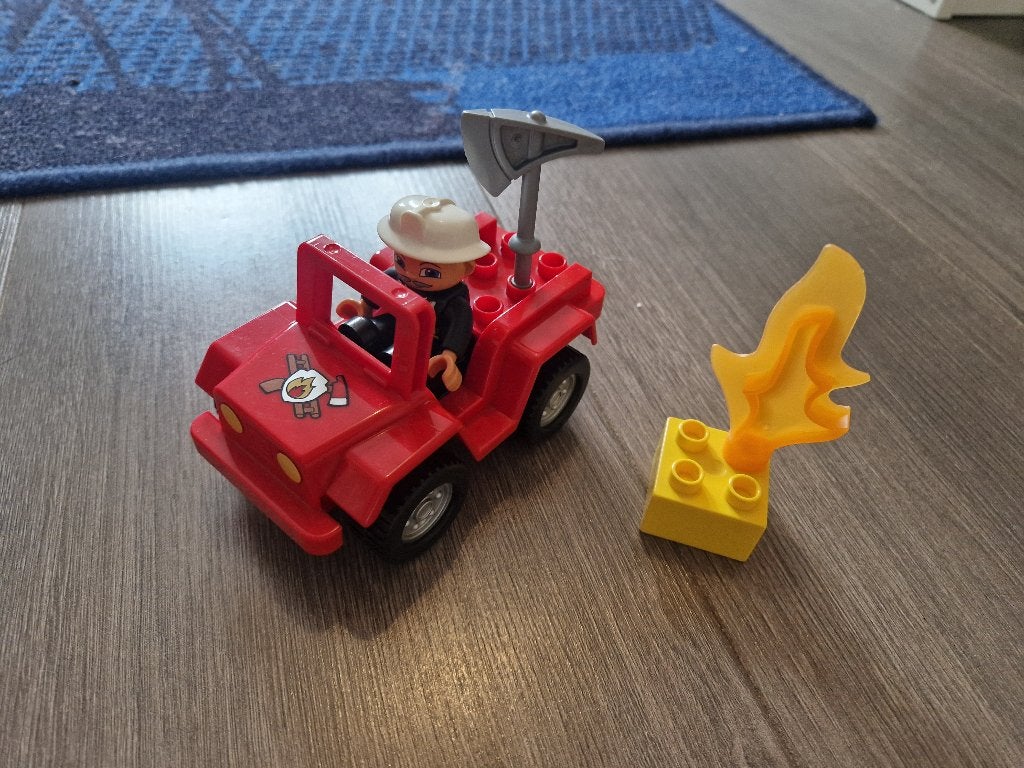 LEGO DUPLO Ville Brandweercommandant set (6169), Ophalen, Zo goed als nieuw, Duplo
