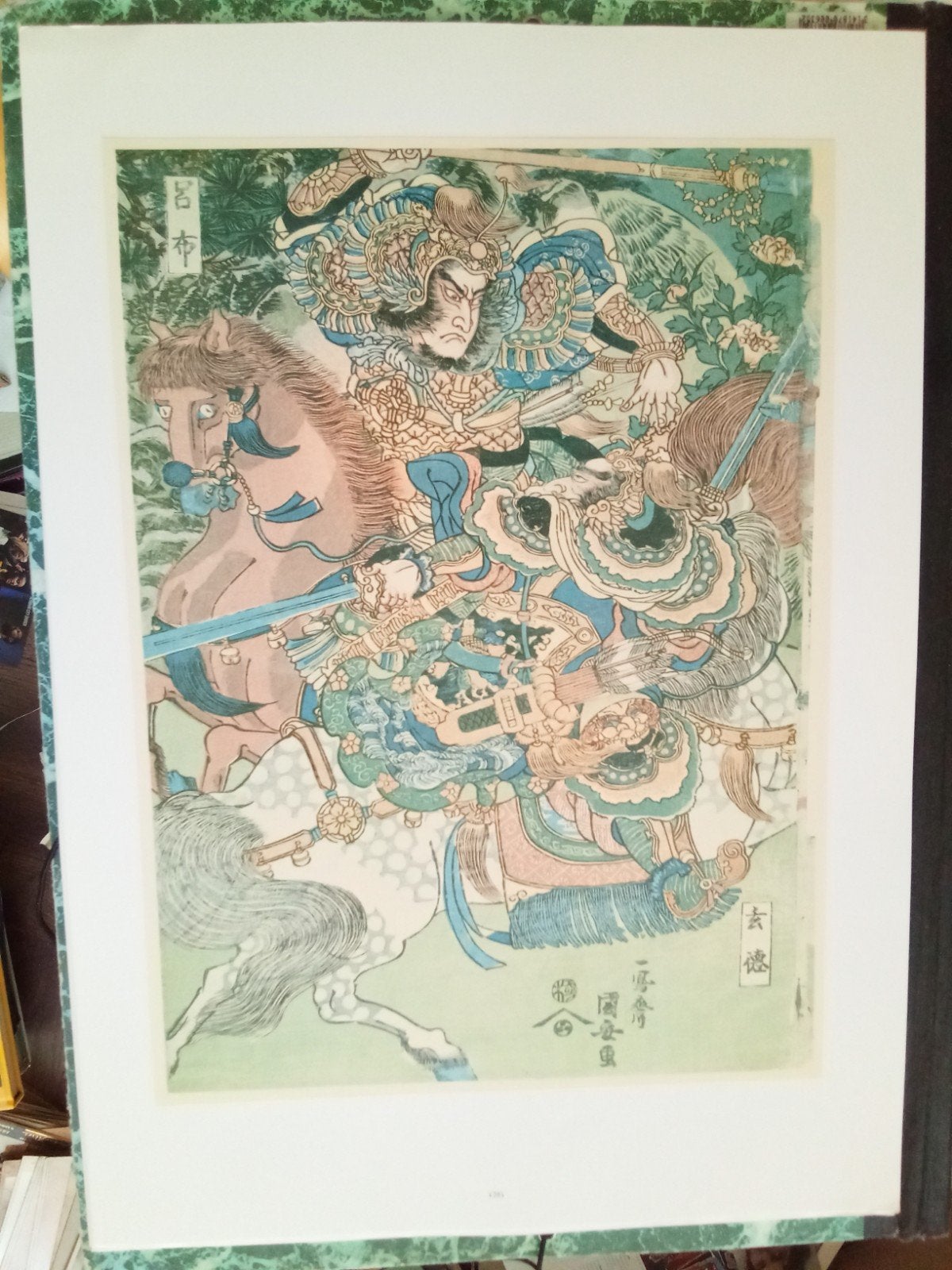 Japan offset prent 20e eeuw Rofu and Gentoku, Ophalen of Verzenden, Voor 1940, Gebruikt, Overige onderwerpen