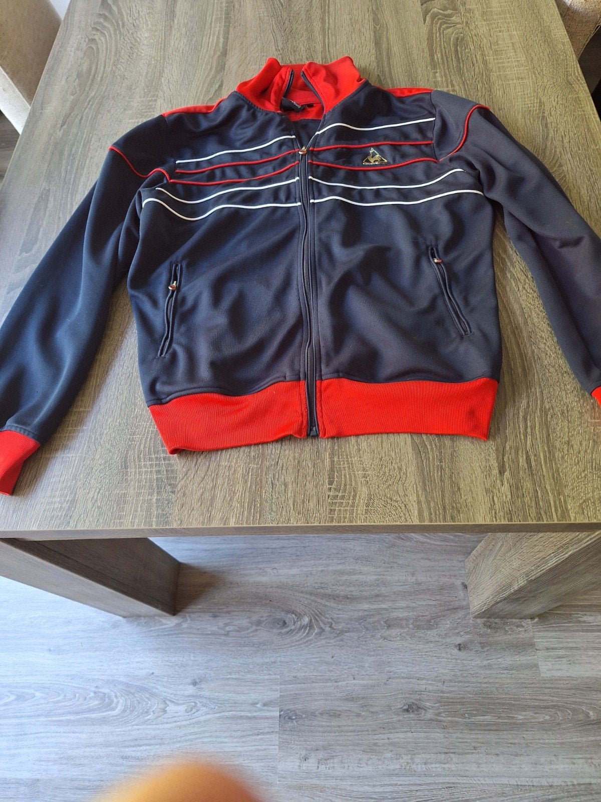 Vintage Le Coq Sportif trainingsjack - Maat L, Ophalen of Verzenden