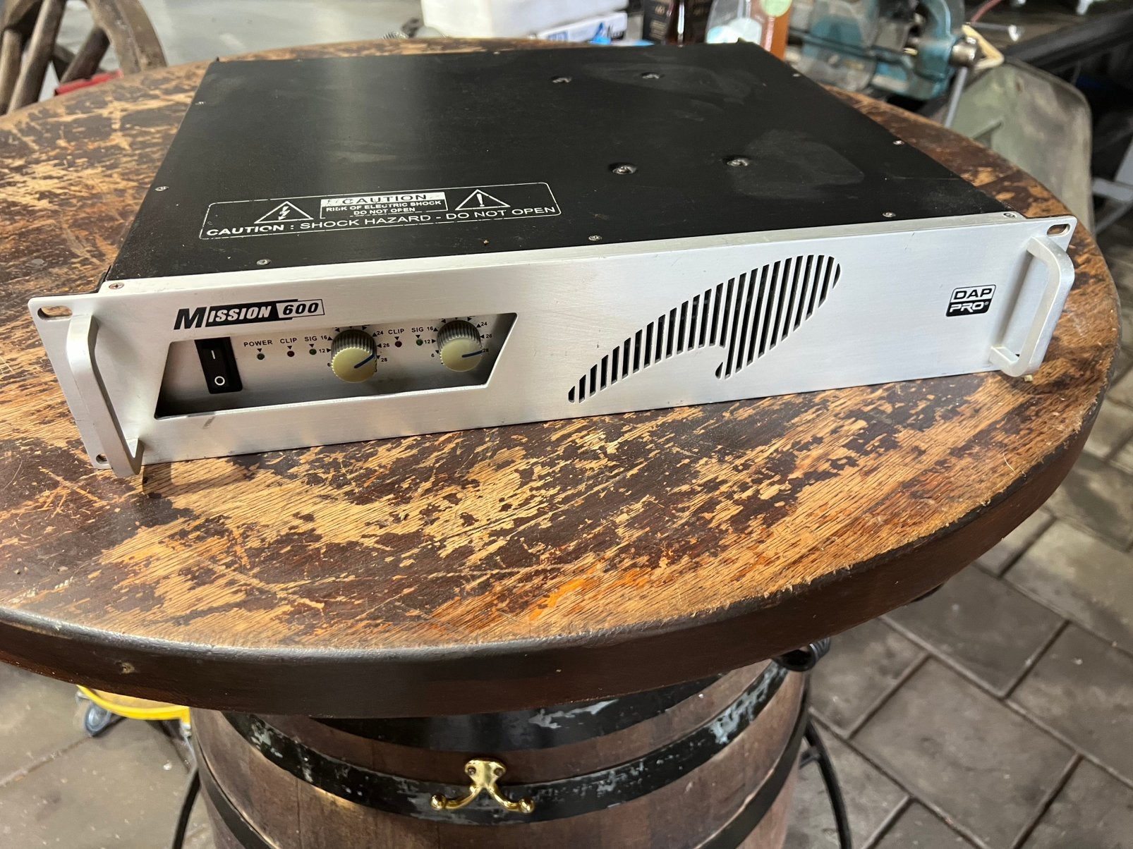 DAP Pro Mission 600 eind versteker, Muziek en Instrumenten, Ophalen, Gebruikt, Minder dan 500 watt
