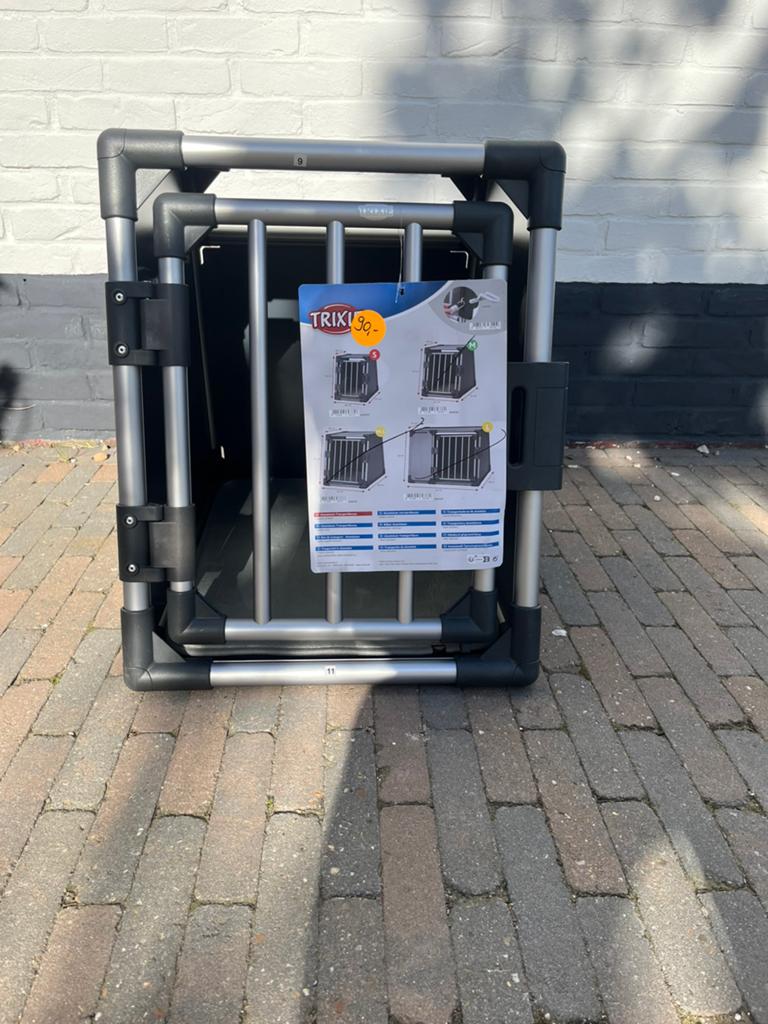Trixie hondenkennel/autobench maat S, Ophalen, Zo goed als nieuw, 110 cm of meer