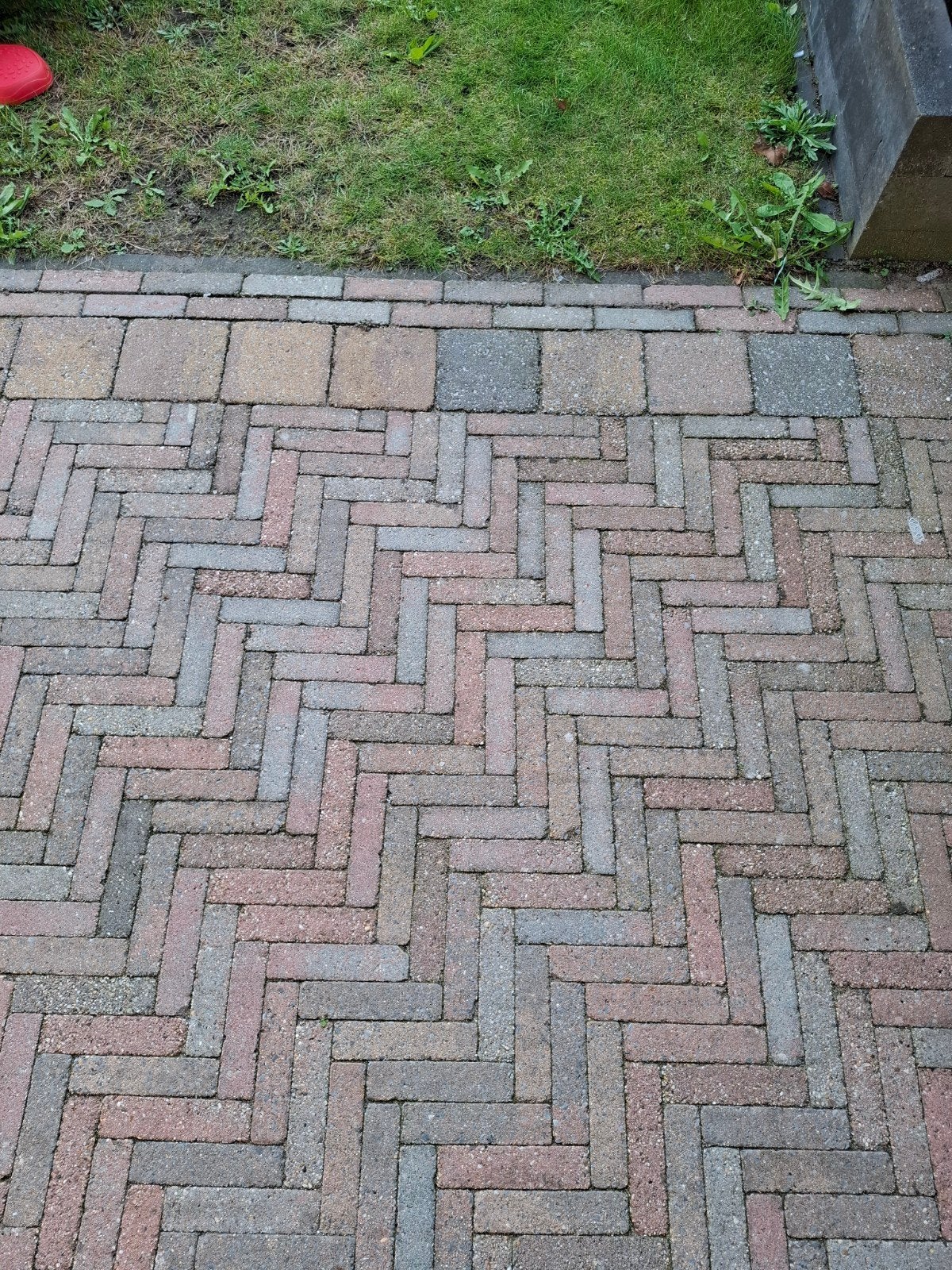 45 m2 klinkers, Tuin en Terras, Ophalen, Klinkers, Zo goed als nieuw, 10 m² of meer