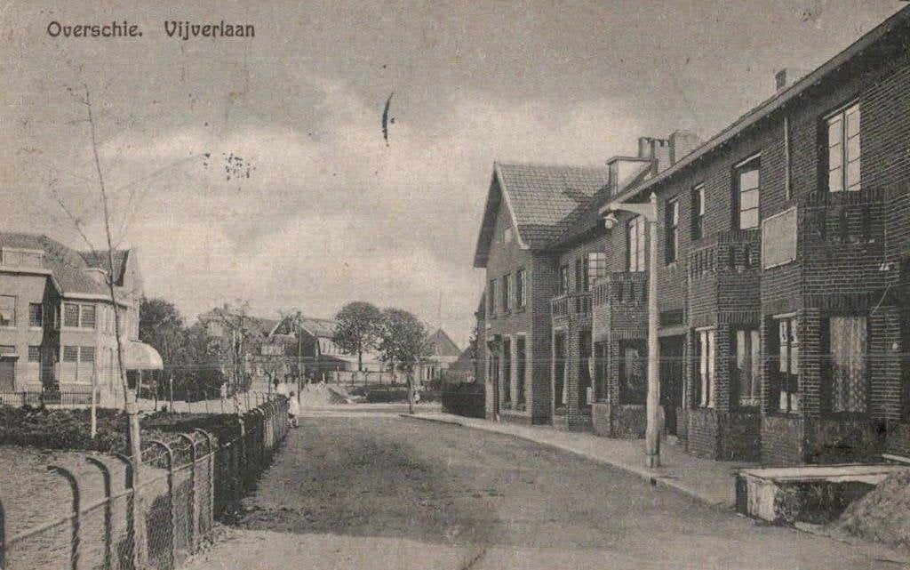 1936 Overschie Vijverlaan - ROTTERDAM, Ophalen of Verzenden, 1920 tot 1940, Gelopen, Zuid-Holland