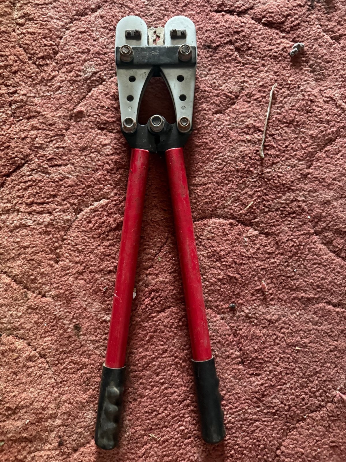 Krimptang Perstang voor kabelschoenen (10-120mm), Ophalen, Gebruikt, Tang