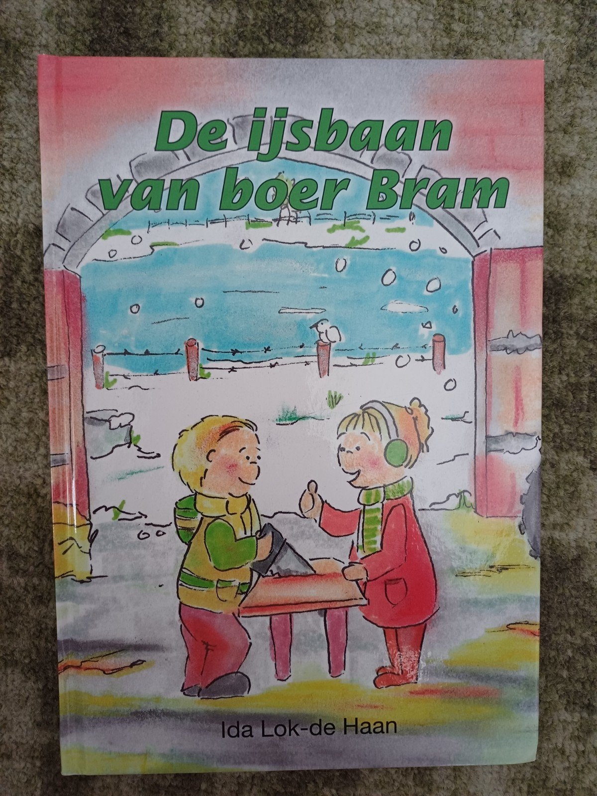 De ijsbaan van boer Bram - Kinderboek, Ophalen of Verzenden, Zo goed als nieuw, Ida Lok-de Haan, Fictie algemeen