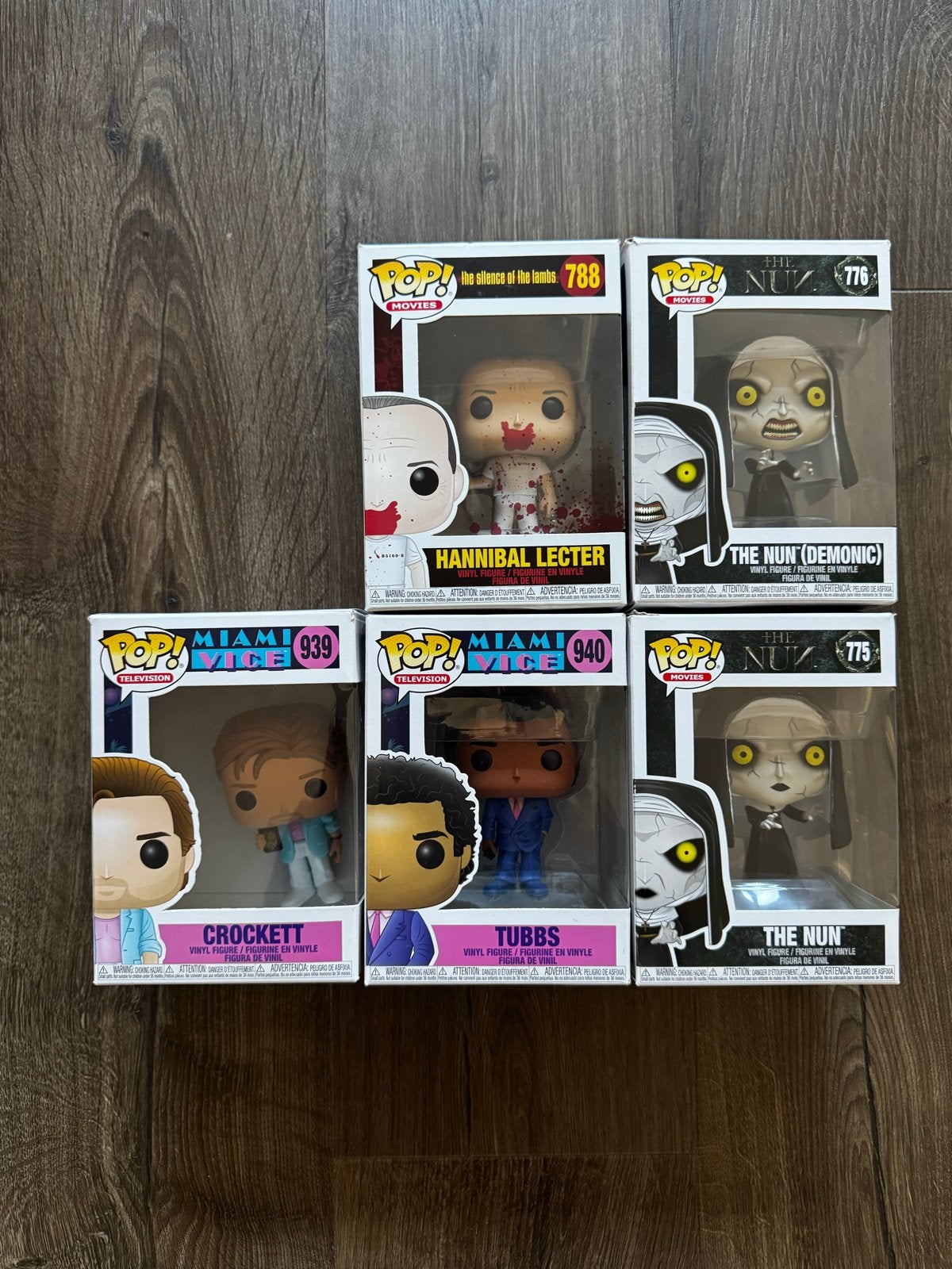 Funko Pop! Collectie: Hannibal, The Nun, Miami Vice, Ophalen of Verzenden, Zo goed als nieuw
