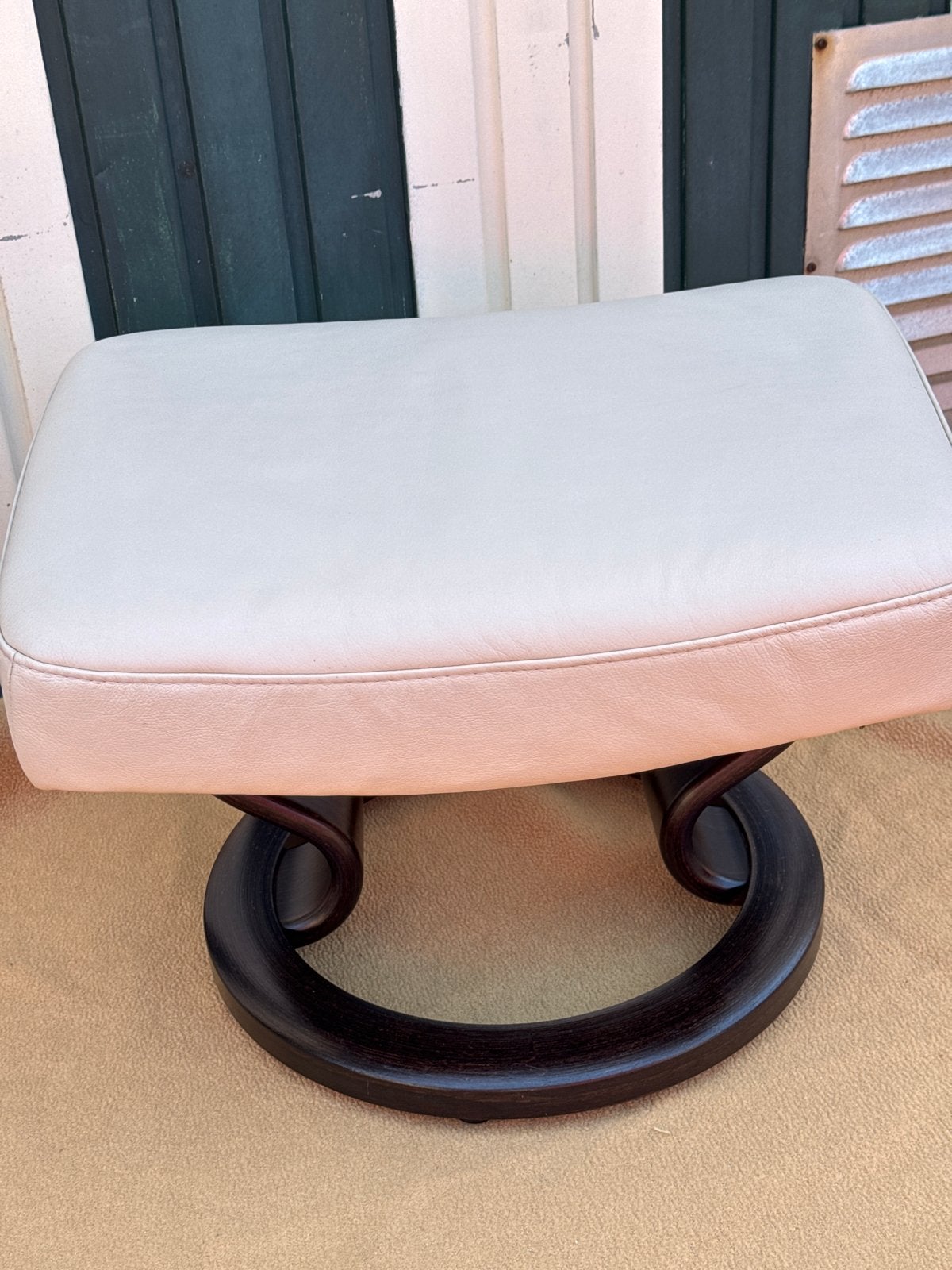 Stressless Hocker (demo) .Nieuwstaat ,Leder. Ekornes Norway, Ophalen, Zo goed als nieuw, Overige kleuren, Leer