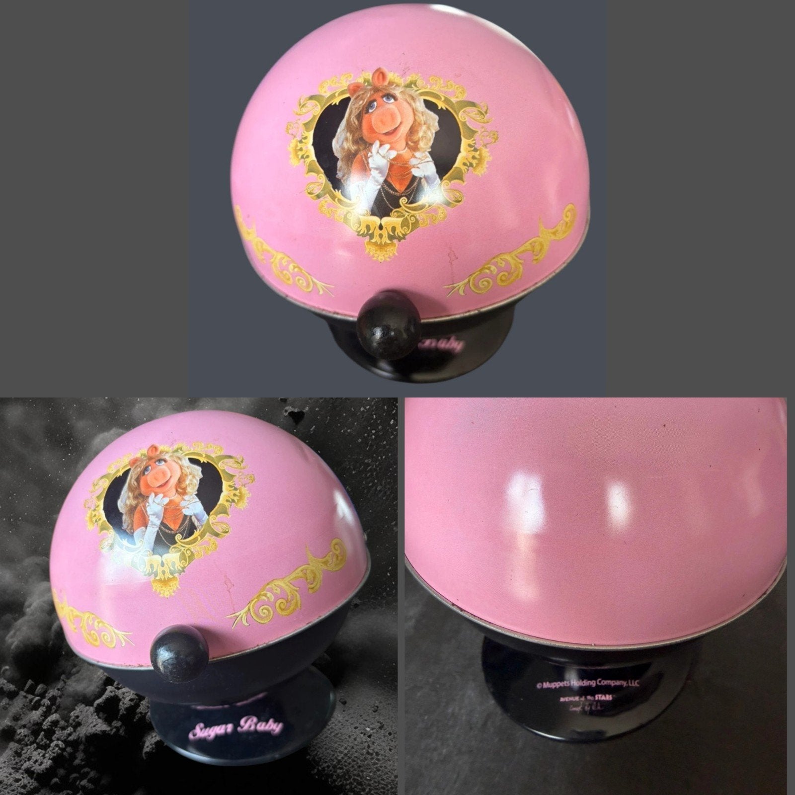 Uiterst zeldzame Vintage Miss Piggy suikerpot - The Muppets, Ophalen of Verzenden
