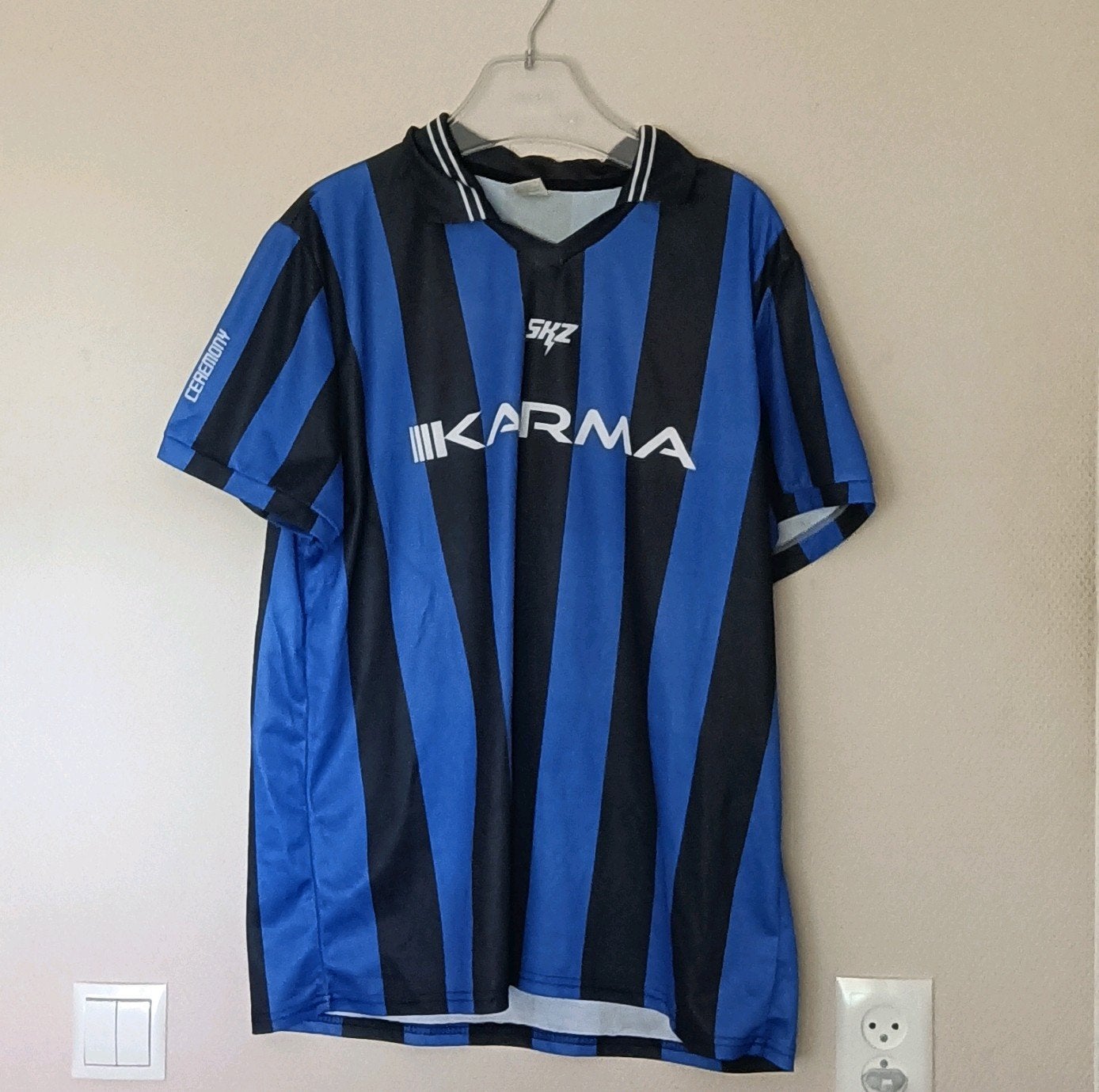 Stray kids hyunijn karma shirt maat XL (nonofficial), Ophalen of Verzenden, Zo goed als nieuw, Kleding