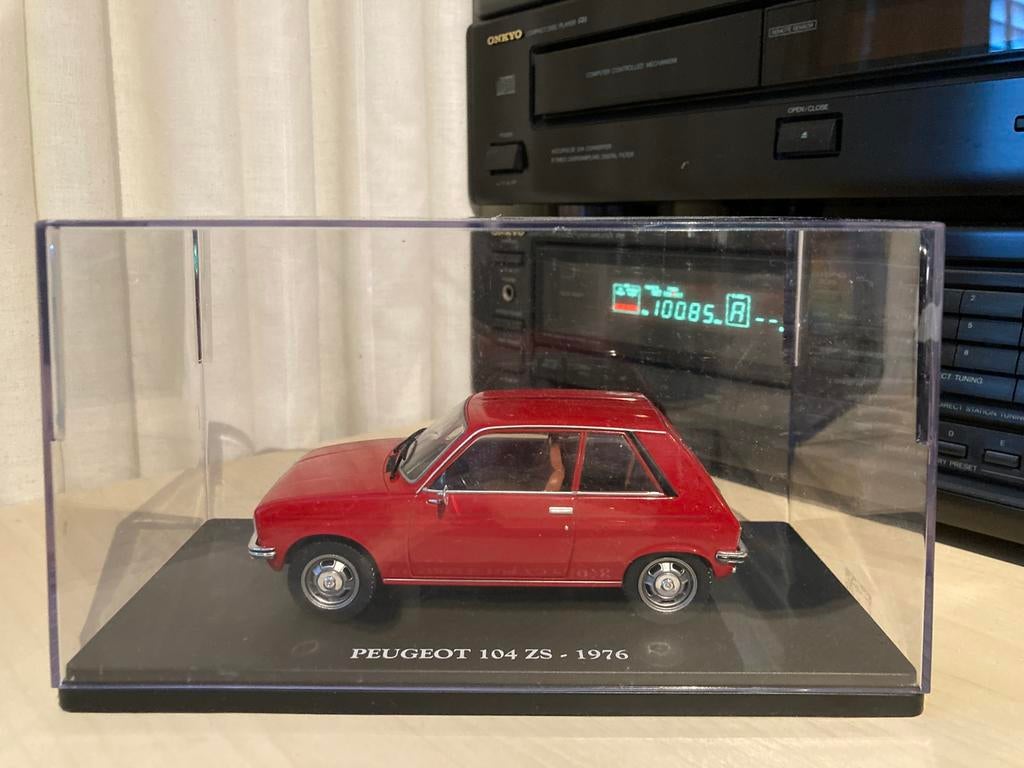 Peugeot 104 ZS 1976, Hobby en Vrije tijd, Modelauto's | 1:24, Ophalen, Zo goed als nieuw, Overige merken