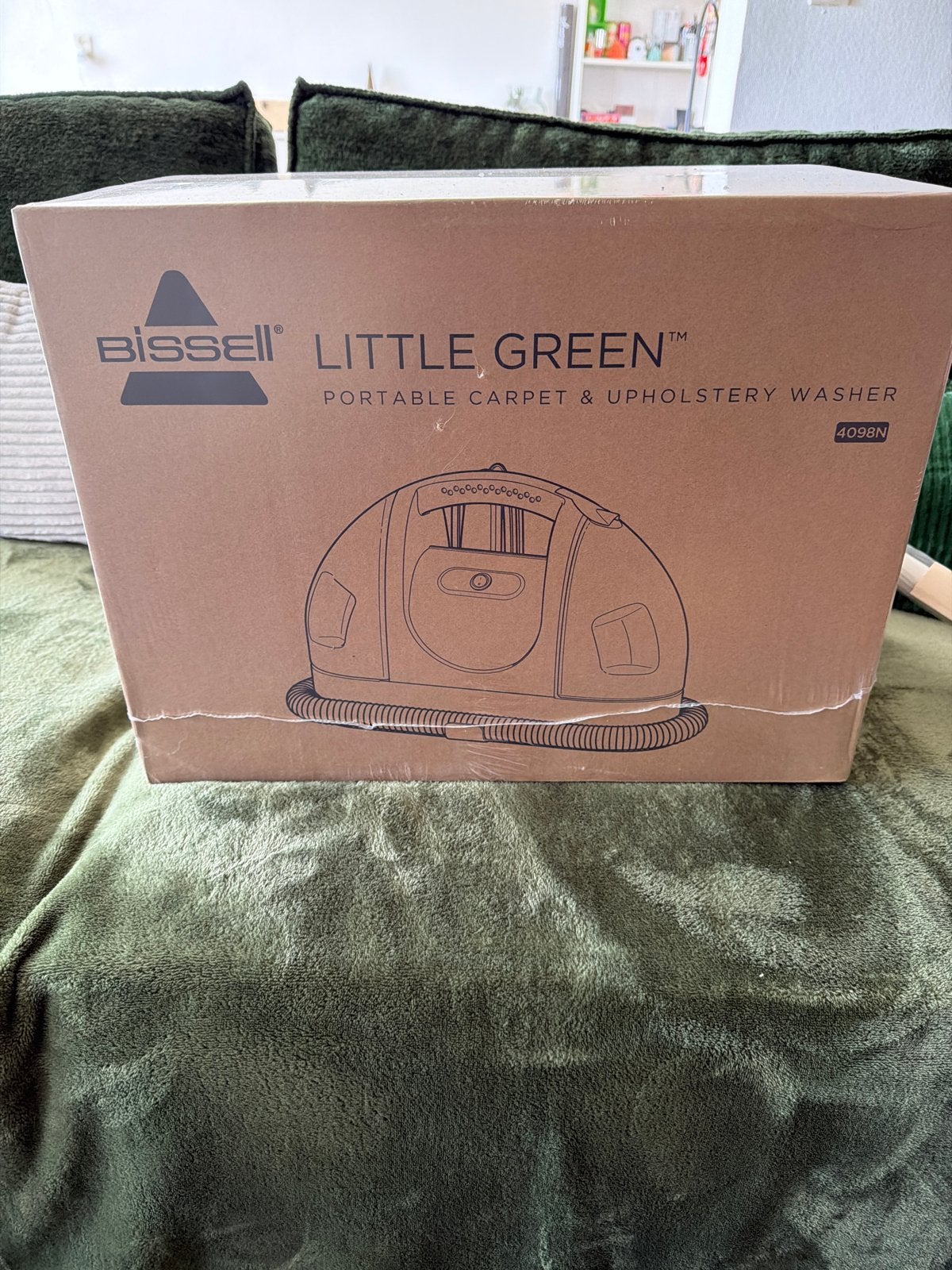 Bissell Little Green Draagbare Tapijt- en Bekledingsreiniger, Witgoed en Apparatuur, Ophalen, Zo goed als nieuw, Vloerreiniger