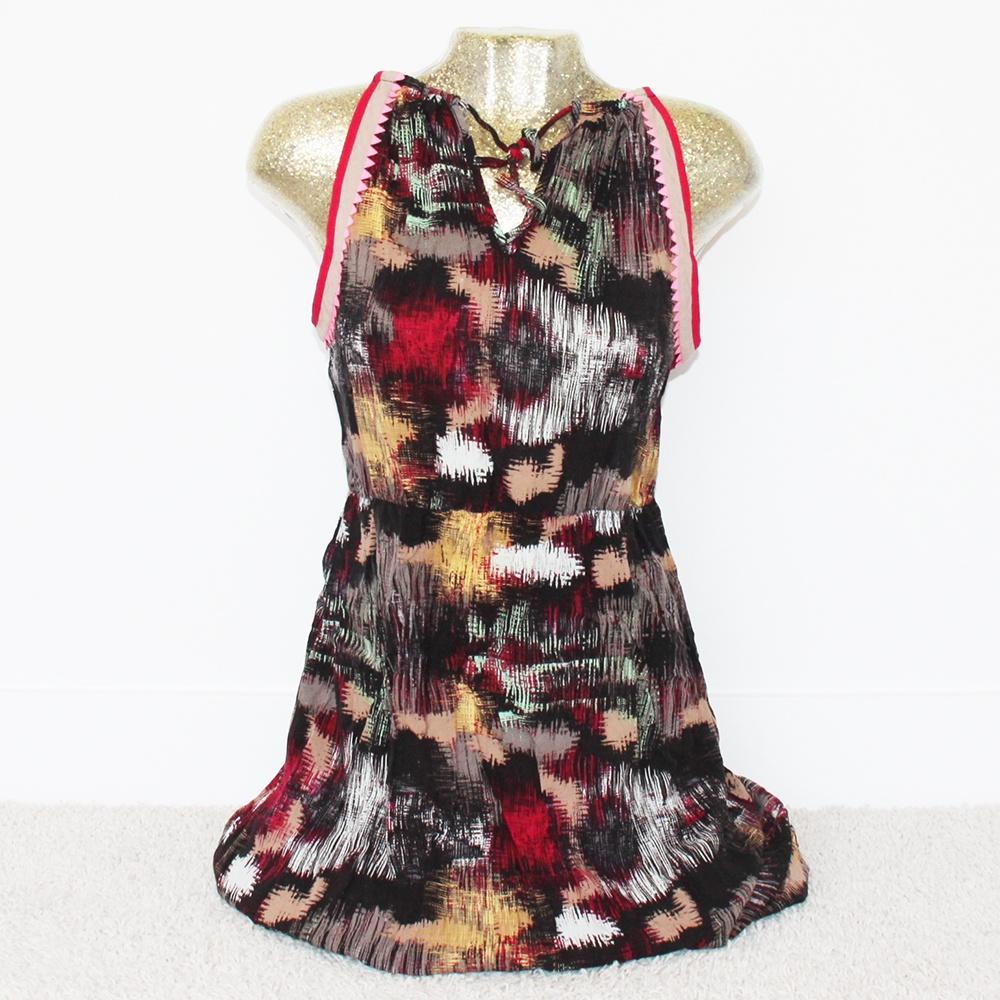 Prachtig Dept Jurkje 100% Viscose (L) - 85 € 25,-, Overige kleuren, Maat 42/44 (L), Ophalen of Verzenden, Zo goed als nieuw