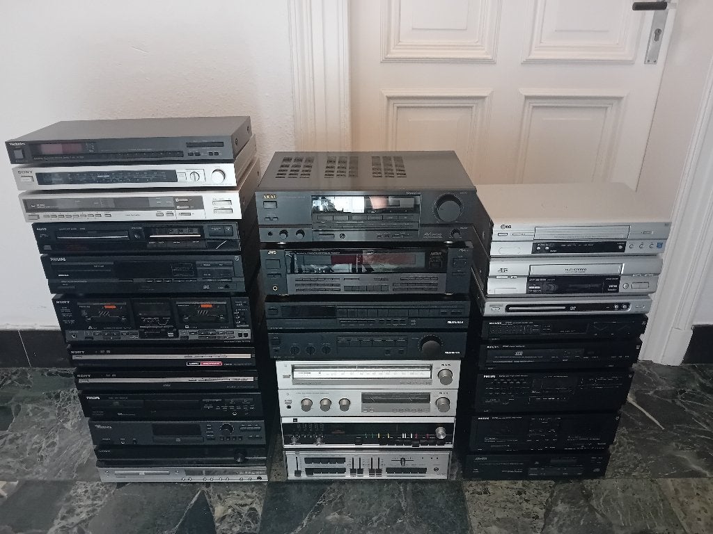 Grote Partij Audio Apparatuur + Speakers!, Gebruikt, Cd-speler, Losse componenten, Ophalen