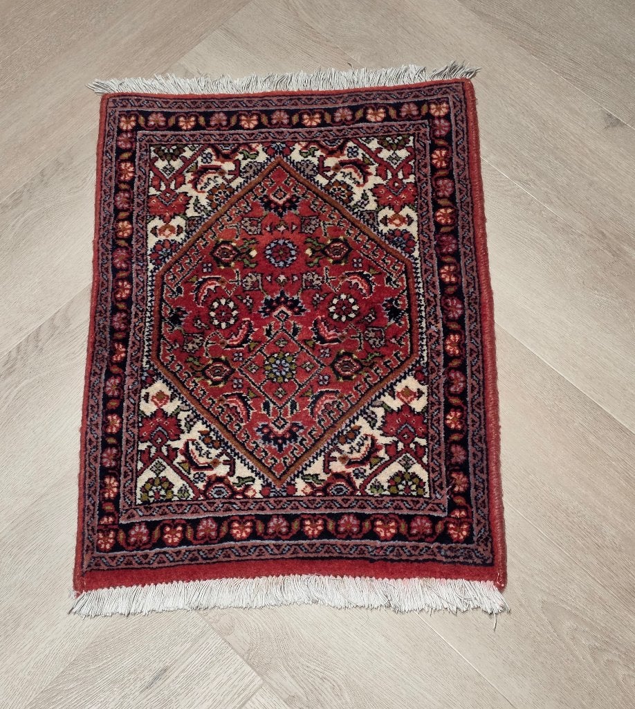 Perzisch tapijt Bidjar 60x45, Huis en Inrichting, Ophalen, Minder dan 50 cm, 50 tot 100 cm, Perzisch