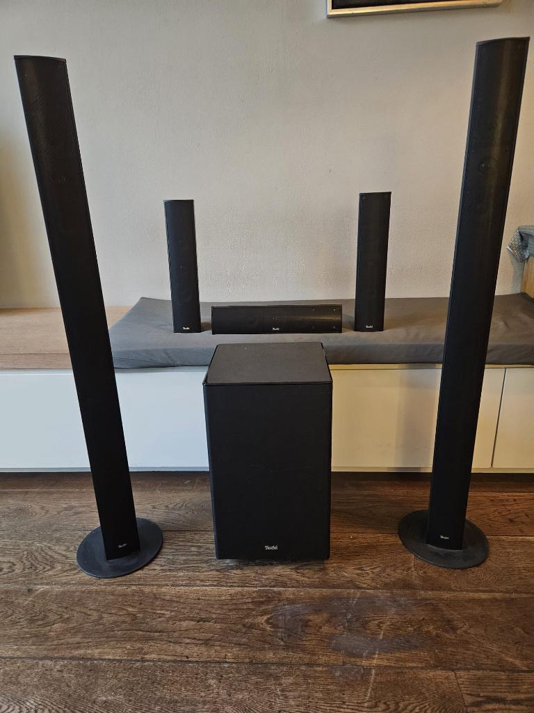 teufel boxen, Gebruikt, Complete surroundset, 120 watt of meer, Ophalen