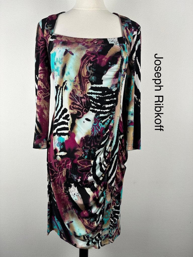 Joseph Ribkoff Jurk  (mt: 40) 17,5/261, Kleding | Dames, Jurken, Zo goed als nieuw, Maat 38/40 (M), Zwart, Knielengte, Ophalen of Verzenden