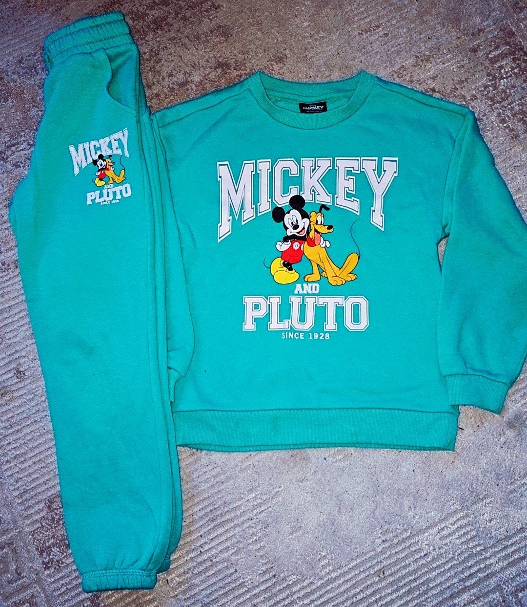 Mickey mouse meisjespak, Broek, Gebruikt, Meisje, Ophalen of Verzenden