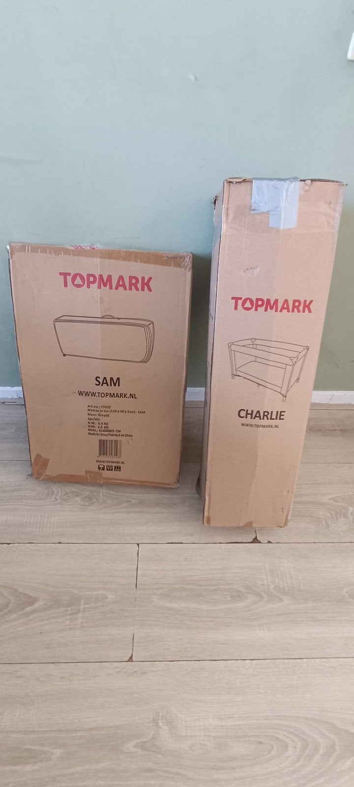 Topmark campingbed + extra matras - Zo goed als nieuw, Ophalen
