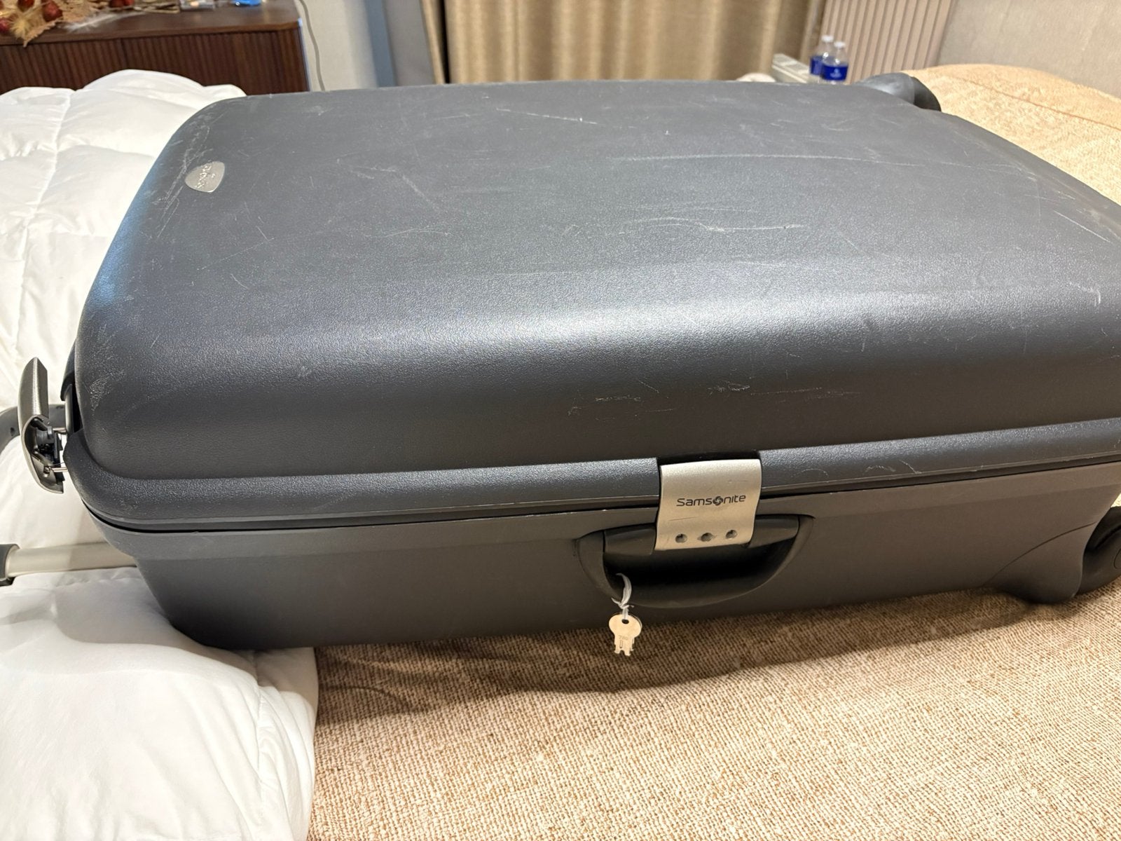 Samsonite, Ophalen, Wieltjes, Gebruikt, Hard kunststof