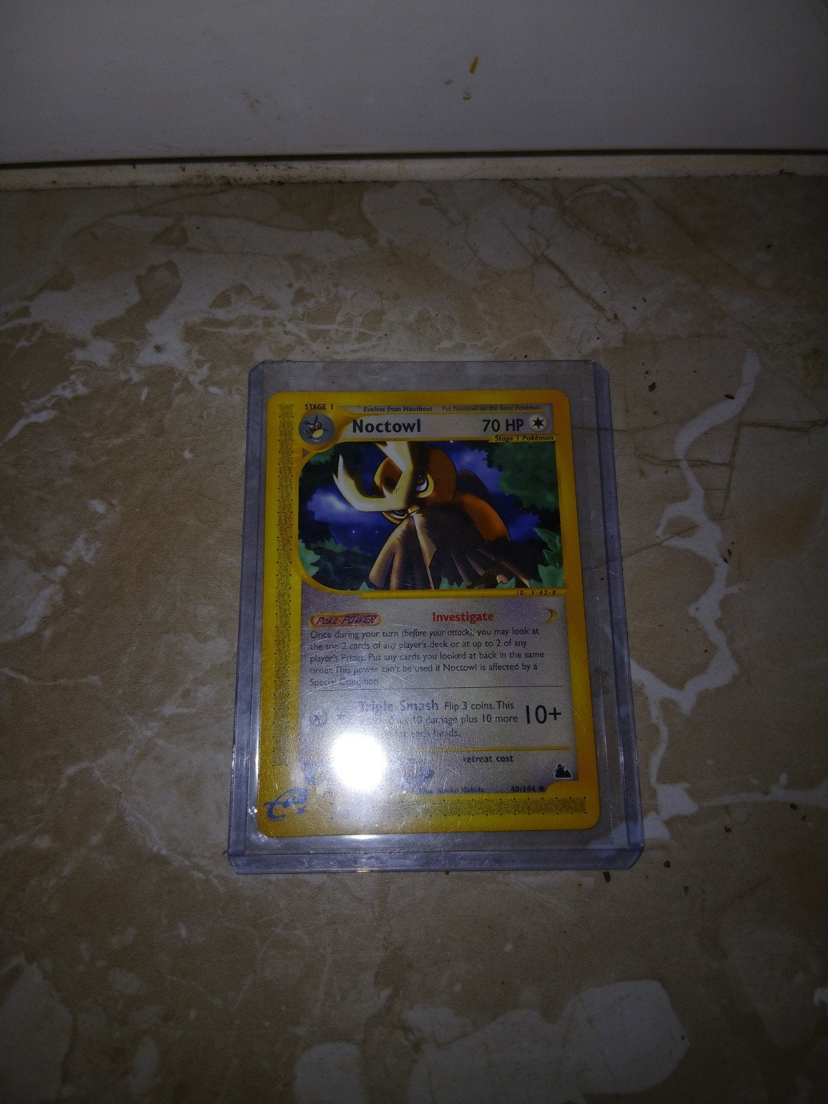Pokémon kaarten: Noctowl en Drowzee (2002), Ophalen of Verzenden, Zo goed als nieuw, Losse kaart