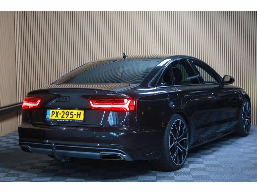 Audi A6 Limousine 1.8 TFSI ULTRA BUSINESS EDITION CARPLAY NA, Gebruikt, Euro 6, Bruin, Leder en Stof