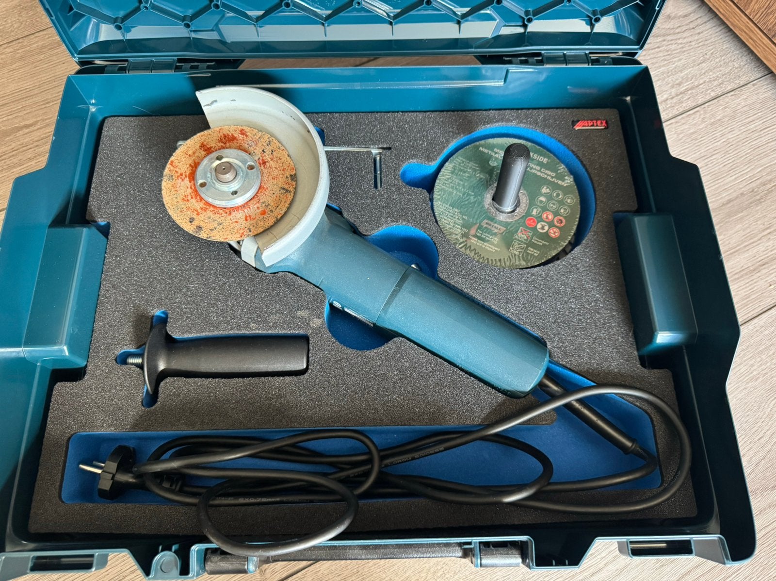 Bosch GWS 880 125mm in L-Boxx, Ophalen of Verzenden, Zo goed als nieuw, 700 tot 1000 watt, Haakse handslijpmachine