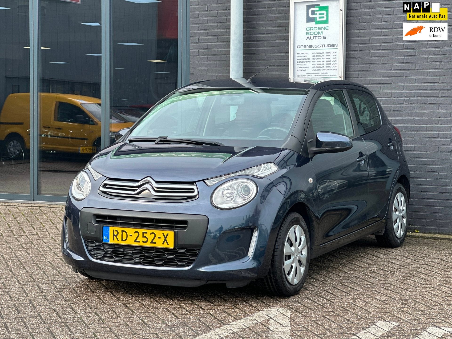 Citroen C1 1.0 e-VTi Feel/AIRCO/5-DRS/NL-AUTO NAP!, Auto's, Citroën, Bedrijf, Te koop, C1, ABS, Airbags, Airconditioning, Bluetooth
