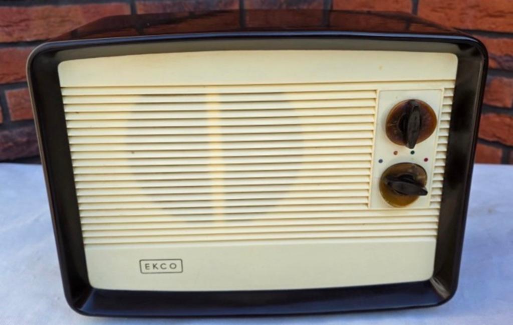 EKCO U195 Radio - Zeldzame Vintage Buisradio uit 1953, Ophalen of Verzenden, Gebruikt, Radio