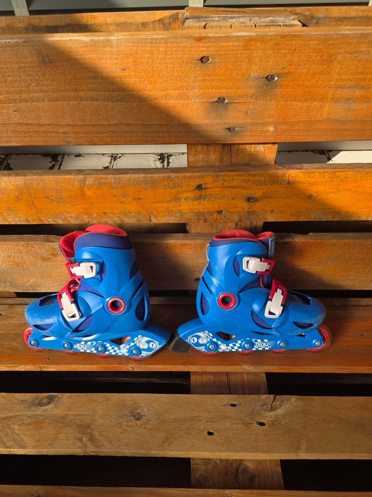 OXELO

Kinderskates Play3 blauw/rood maat 30 tm 32, Ophalen, Jongen of Meisje
