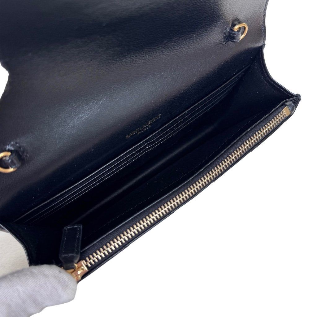 Yves saint laurent yves cassandre envelope woc wallet tas image 4