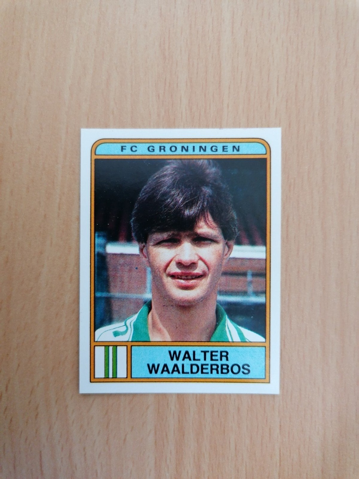 Panini Voetbal 84 #149 Walter Waalderbos-FC Groningen., Ophalen of Verzenden, Zo goed als nieuw, Plaatje