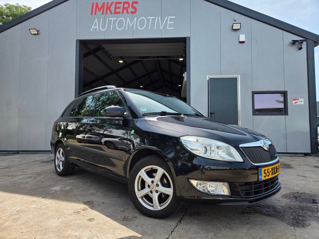 Skoda Fabia Combi 1.2 TDI Greenline Businessline | Clima | P, Auto's, Voorwielaandrijving, Euro 5, Stof, Zwart