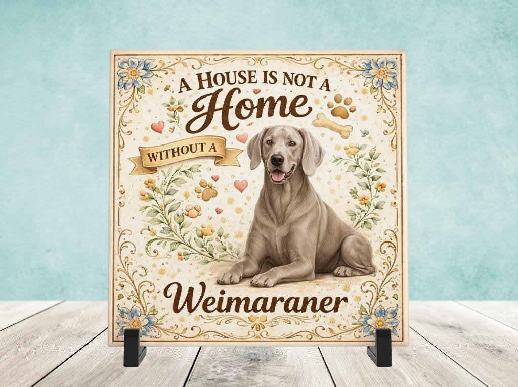 A House is not a Home Without a Weimaraner - Tegel, Verzenden, Nieuw