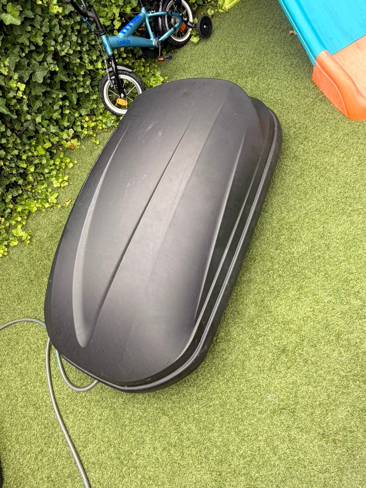Ruime dakkoffer zwart – afsluitbaar – max. 50 kg, Auto diversen, Dakkoffers, Ophalen, Zo goed als nieuw