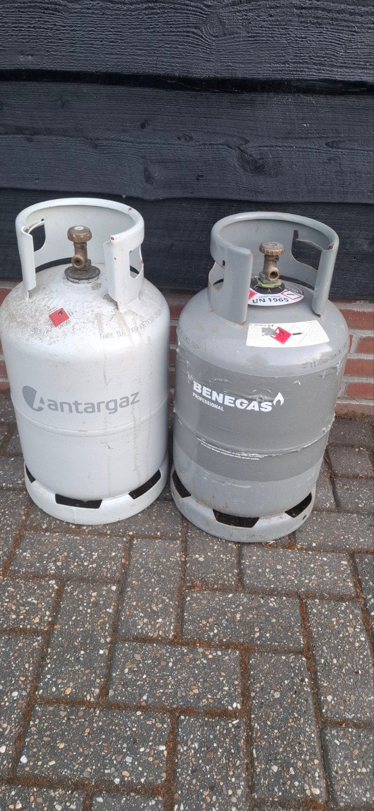 Gasfles, Caravans en Kamperen, Kampeeraccessoires, Ophalen, Zo goed als nieuw