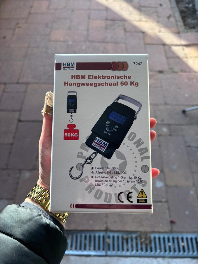 HBM elektronische hangweegschaal hooinetten paard Nieuw, Dieren en Toebehoren, Paarden en Pony's | Overige Paardenspullen, Ophalen of Verzenden