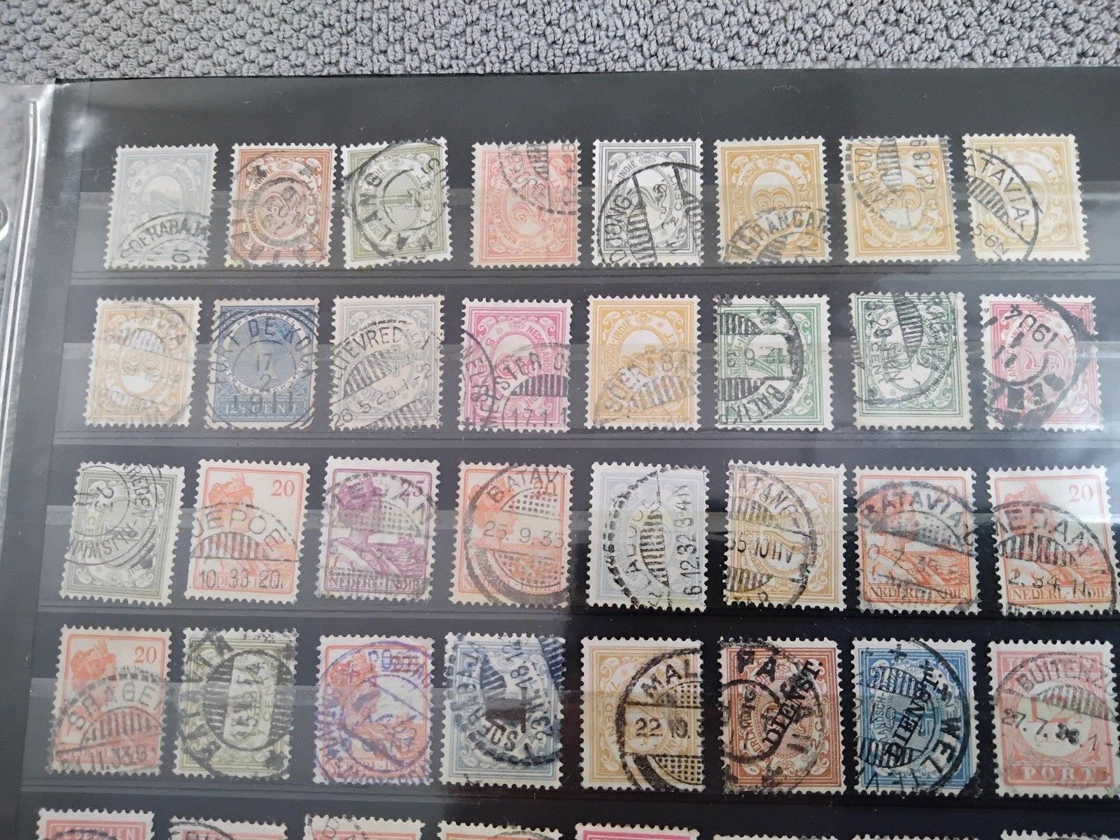 Prachtige verzameling stempels Nederlands Indië, Ophalen of Verzenden, Nederland