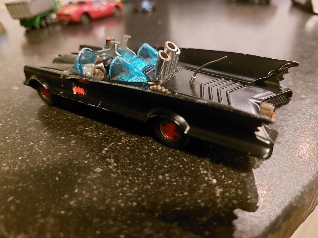 Jaren 60 Corgi Toys Batman Batmobile incl batman poppetje, Hobby en Vrije tijd, Overige merken, Gebruikt, Auto, Groter dan 1:32